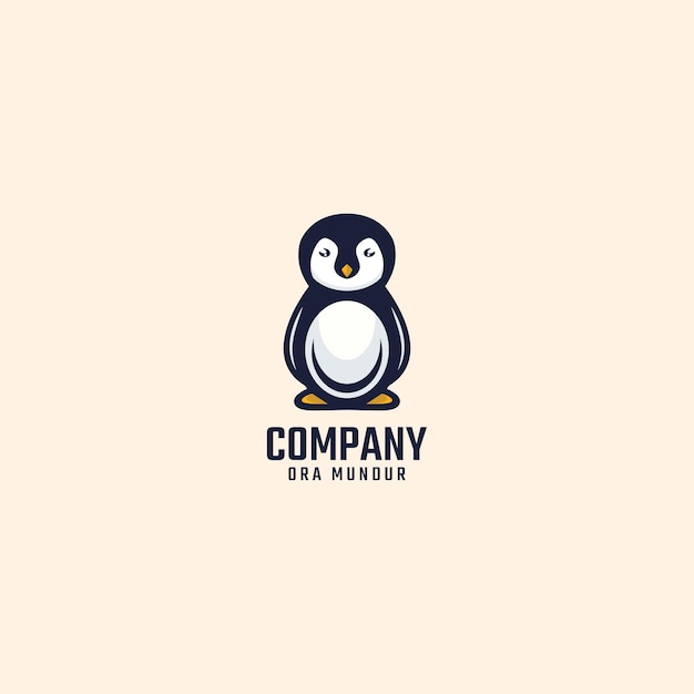 Vector penguin logo