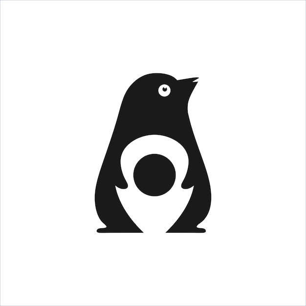 Vector penguin logo