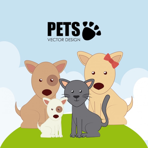 Vector pets design