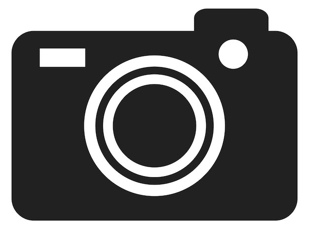 Photo black icon Camera symbol Photography sign