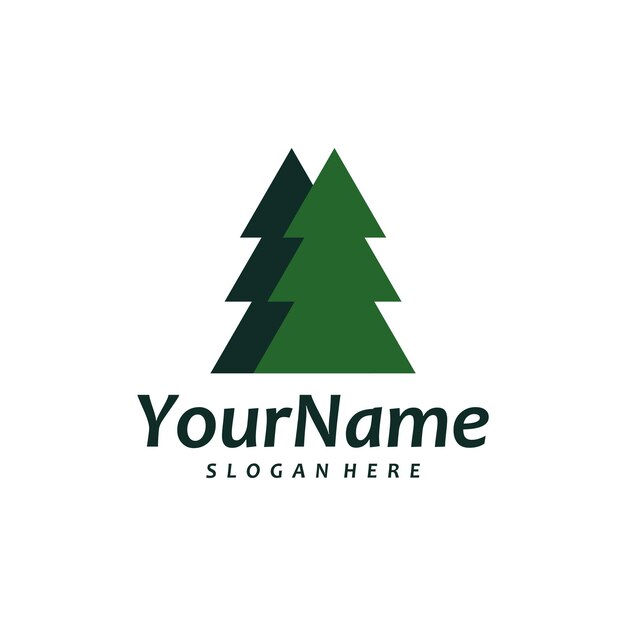 Pine Tree logo vector template Creative Pine Tree logo design concepts