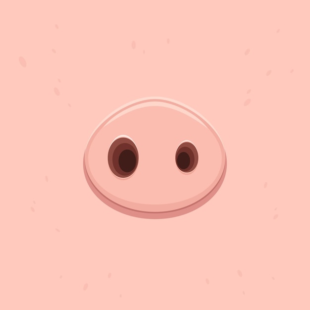 Pink Pig Nose