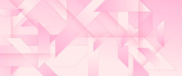 Vector pink and white vector abstract geometrical shape modern banner for website banners brochure posters flyer card and cover