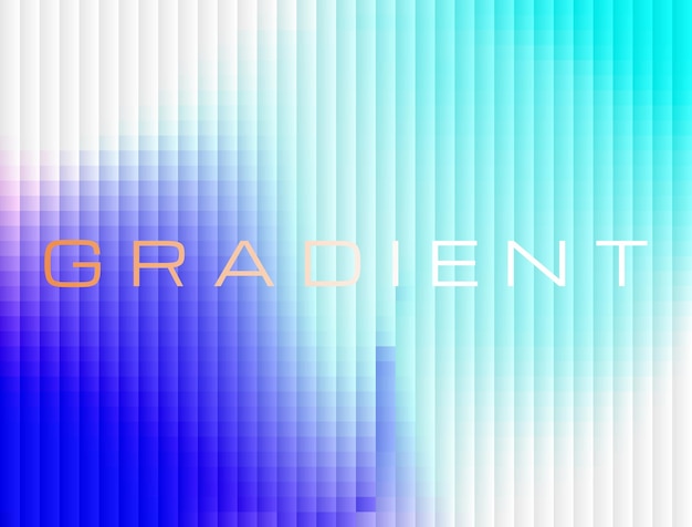 Vector pixel gradient background