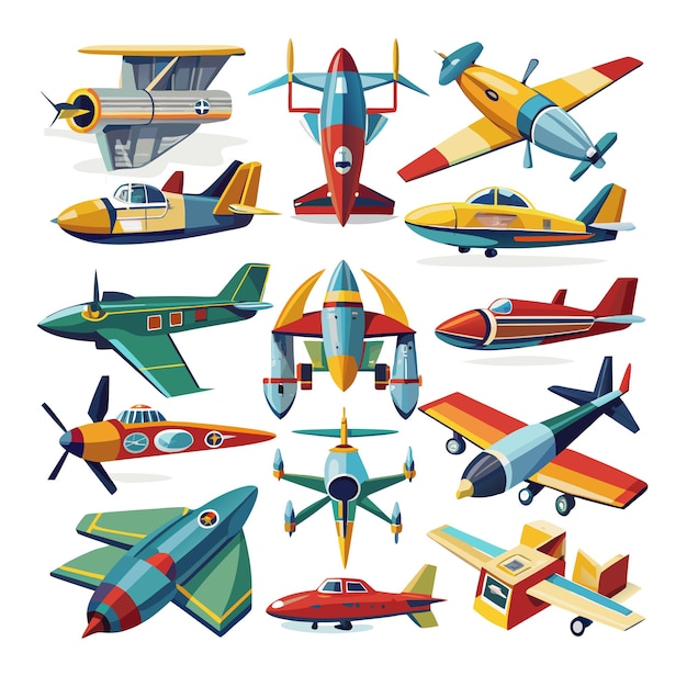 Plane Cartoon set