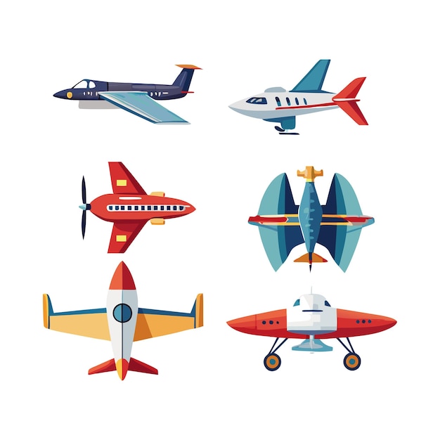 Plane Cartoon set