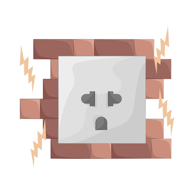 Vector plug illustration