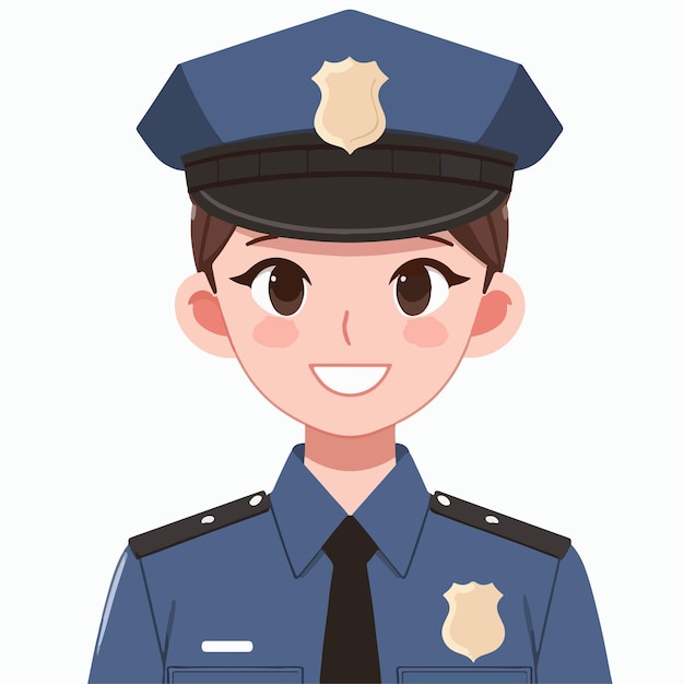 police vector image