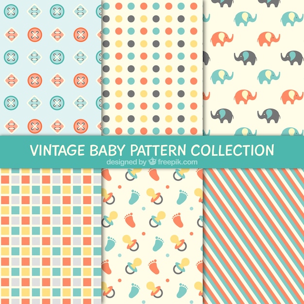 Pretty and decorative baby patterns