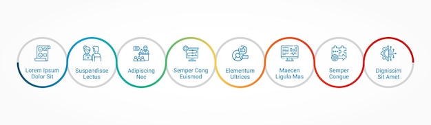 Vector process of industry automation infographics