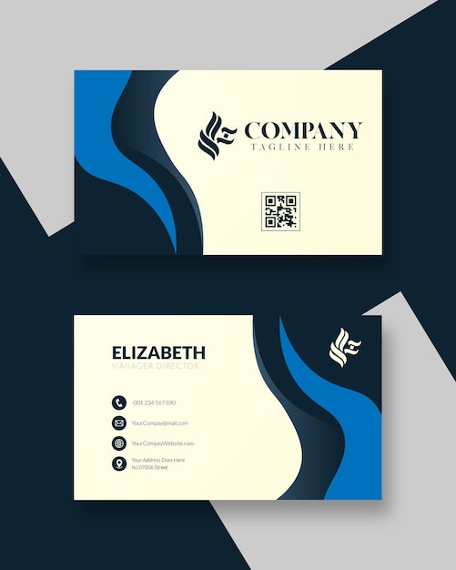 Professional company business card design