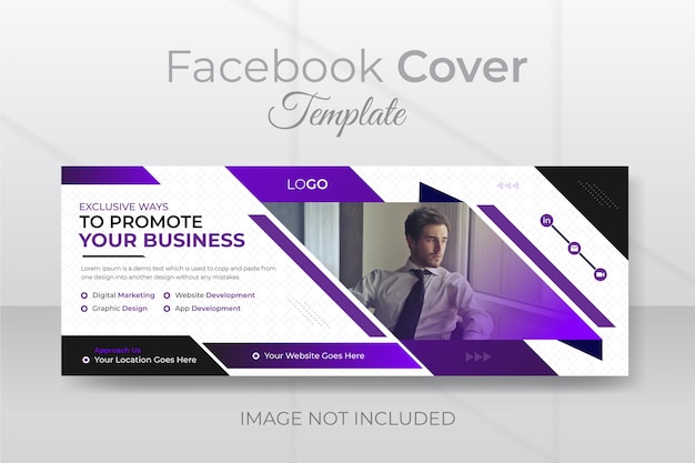 Professional Corporate Social Media Facebook cover design or Digital Marketing agency webinar