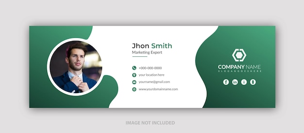 Professional email signature or  email footer design