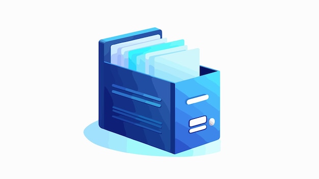 Vector professional file icon design for document data archive storage organize