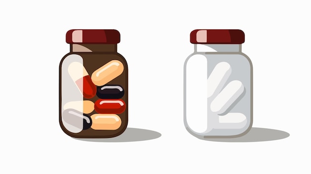 Professional Medication Vector Icon for Medical Use