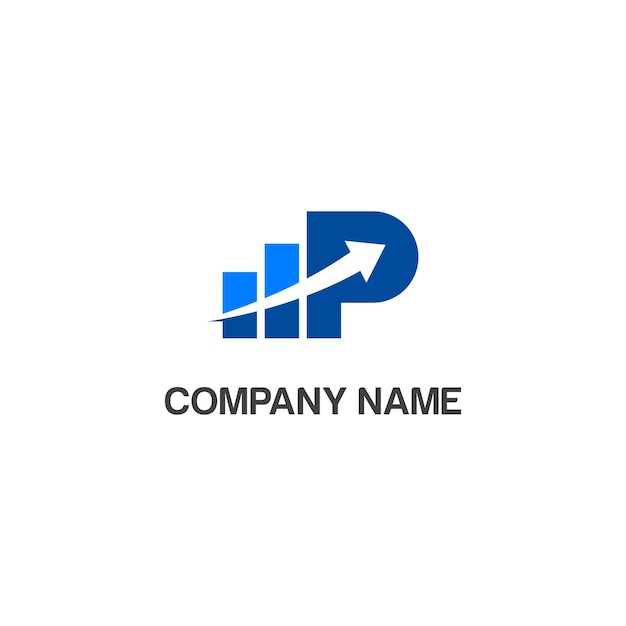 Profit Graph Logo Template