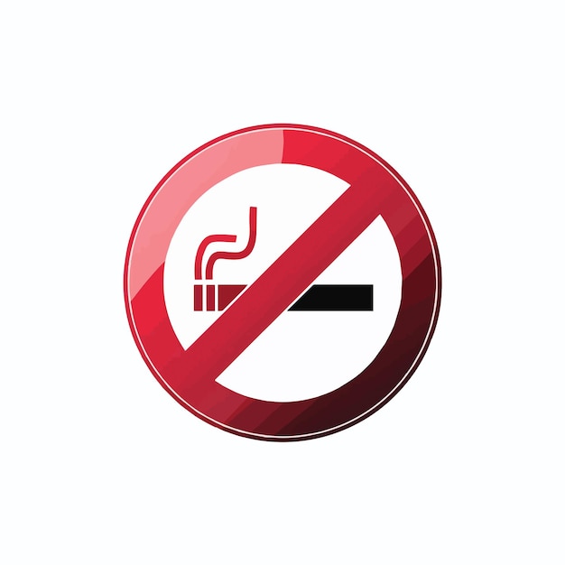 prohibition sign of smoking