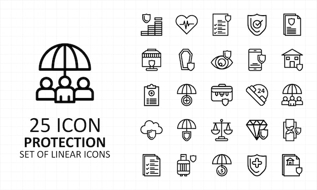 Protection Icon Set