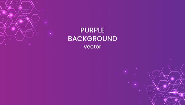 Vector purple background with sparkles