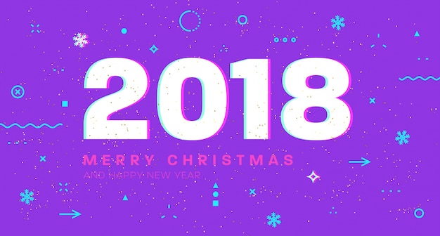 purple new year background