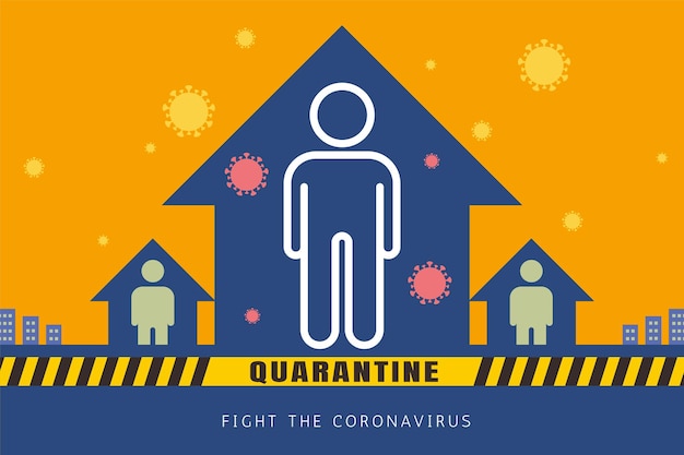 Quarantine warning sign