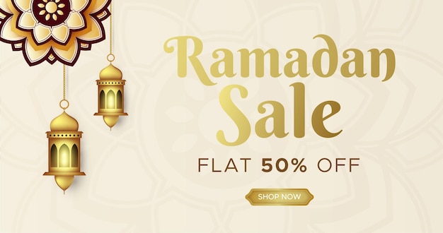 Ramadan kareem sale banner