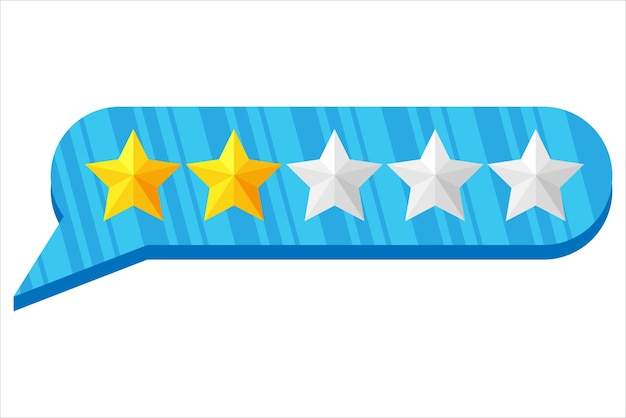 Rating Review Comment Sticker Design