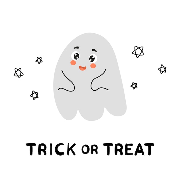 readymade ghost banner cute spooky illustration ghost character ghost cute ghost doodle ghost