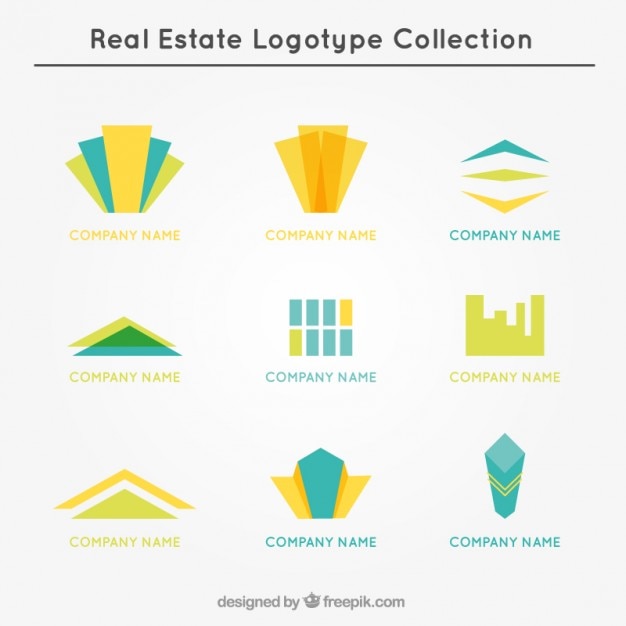 Vector real estate logo collectie