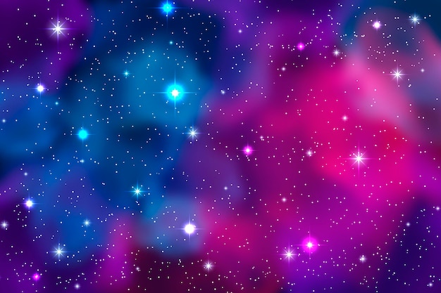 Realistic galaxy background