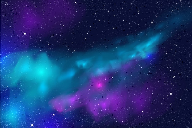 Realistic galaxy background