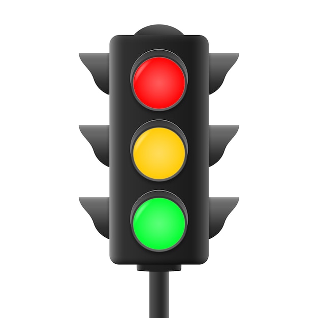 Realistic traffic lights