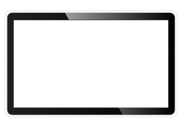 Realistic TV blank screen