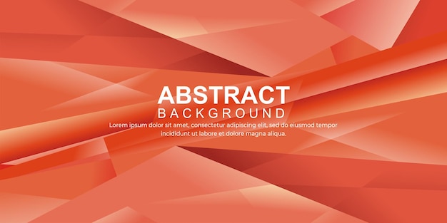 Vector red abstract geometric shape background vector