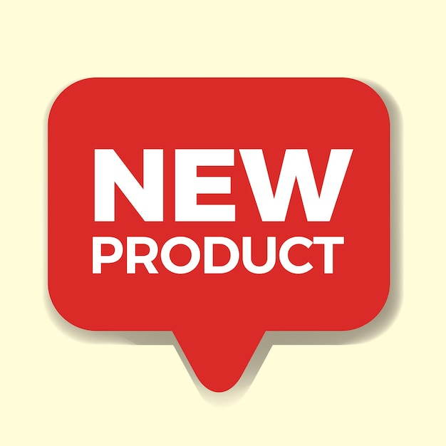 Red Bubble Chat New Product Notification Icon