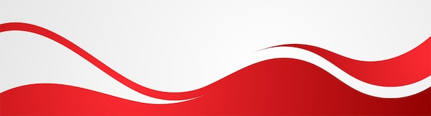 Vector red and grey flat waves abstract minimal background