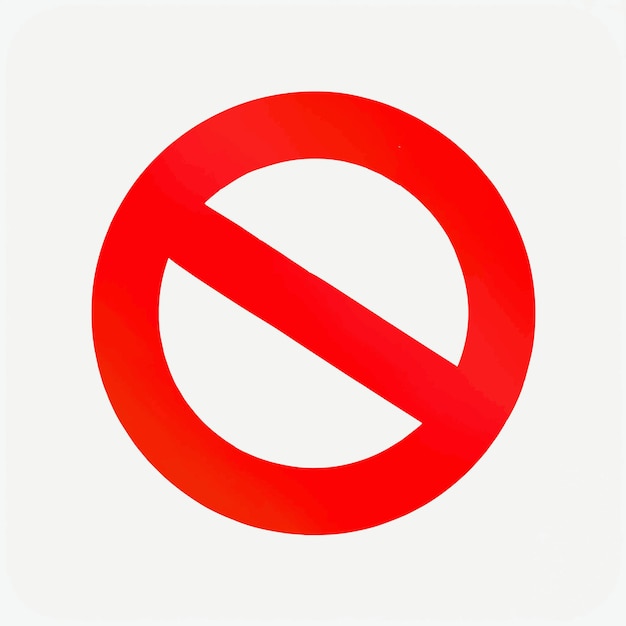 Vector a red no smoking sign with a no smoking sign on it