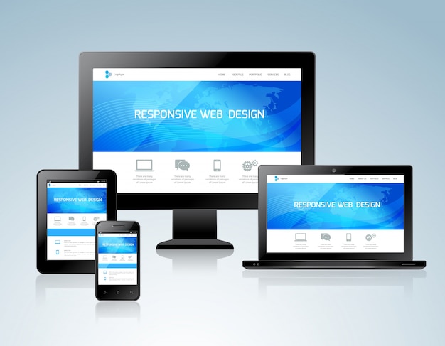 Responsive design concept