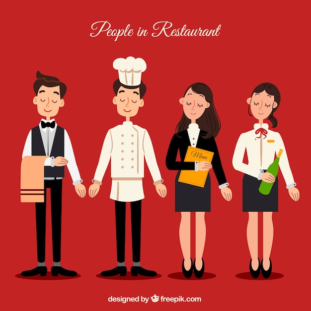 Restaurant characters collection