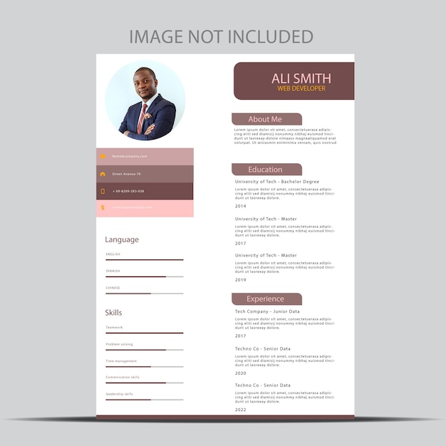 Resume cv template