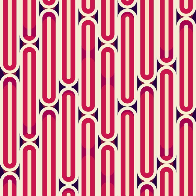 Retro red stripes seamless texture