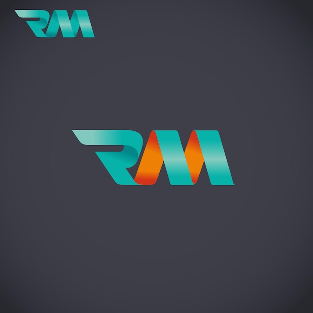 RM Modern Creative Typo Logo