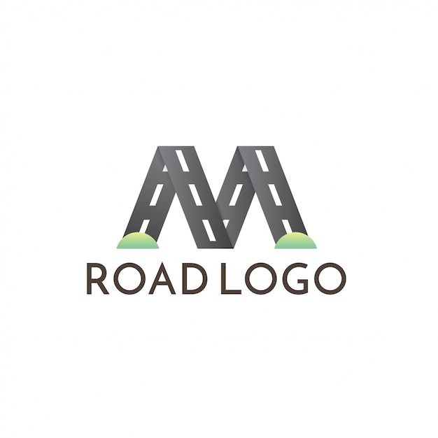 Vector road logo template