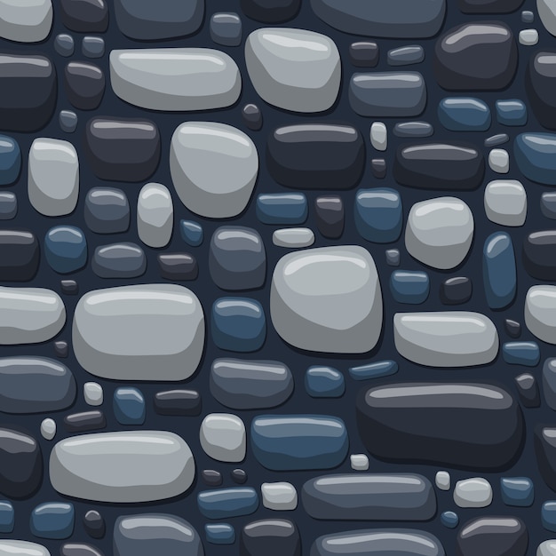 Vector rock seamless pattern   illustration
