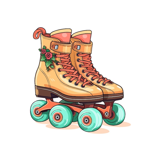 roller skates illustration