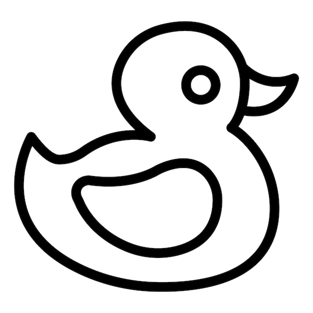 Rubber duck Vector Icon Design Illustration