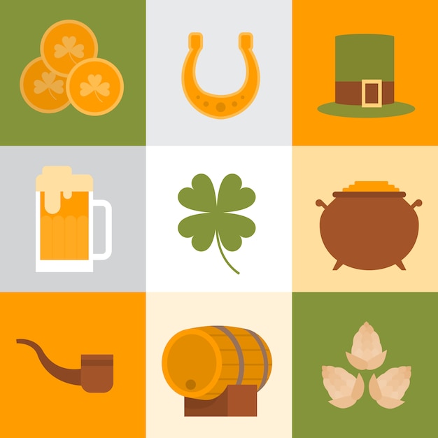 Vector saint patrick day beer festival banner greeting card