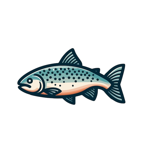 salmon fish ai generated image