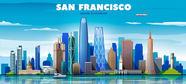 San Francisco skyline Vector illustration