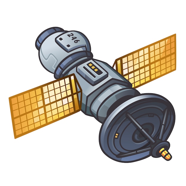 Satellite icon for space game